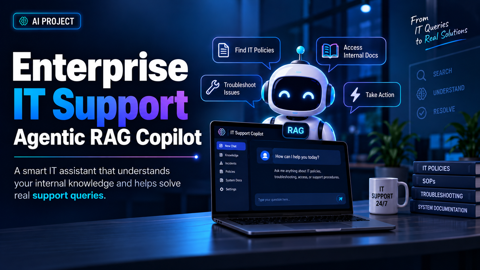 Enterprise IT Support Agentic RAG Copilot