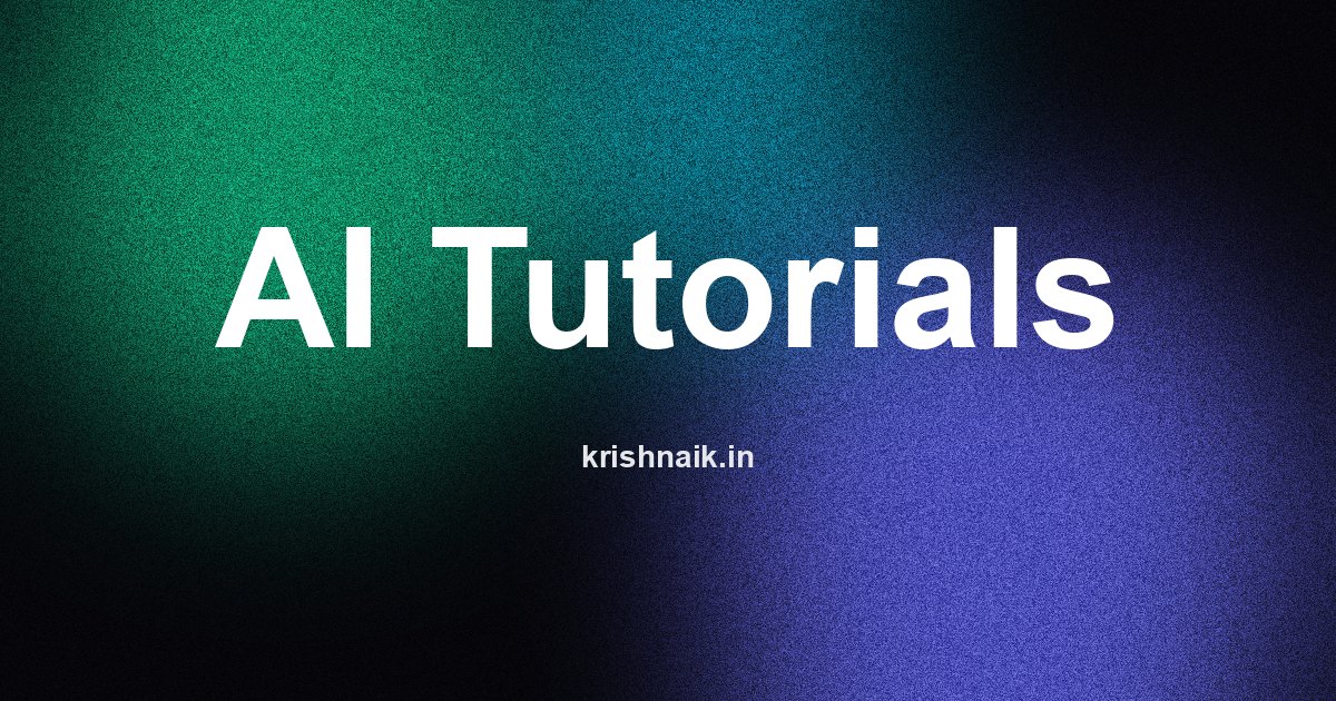 Project template script in Python - krishnaik.in · MLOps tutorial